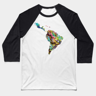 Latin America map Baseball T-Shirt